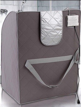 SereneLife Portable Infrared Home Spa gray