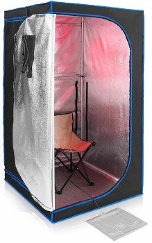 SereneLife SLISAU30BK Full Size Portable Sauna