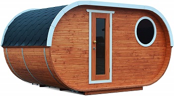 BZB Cabins Oval Outdoor Sauna
